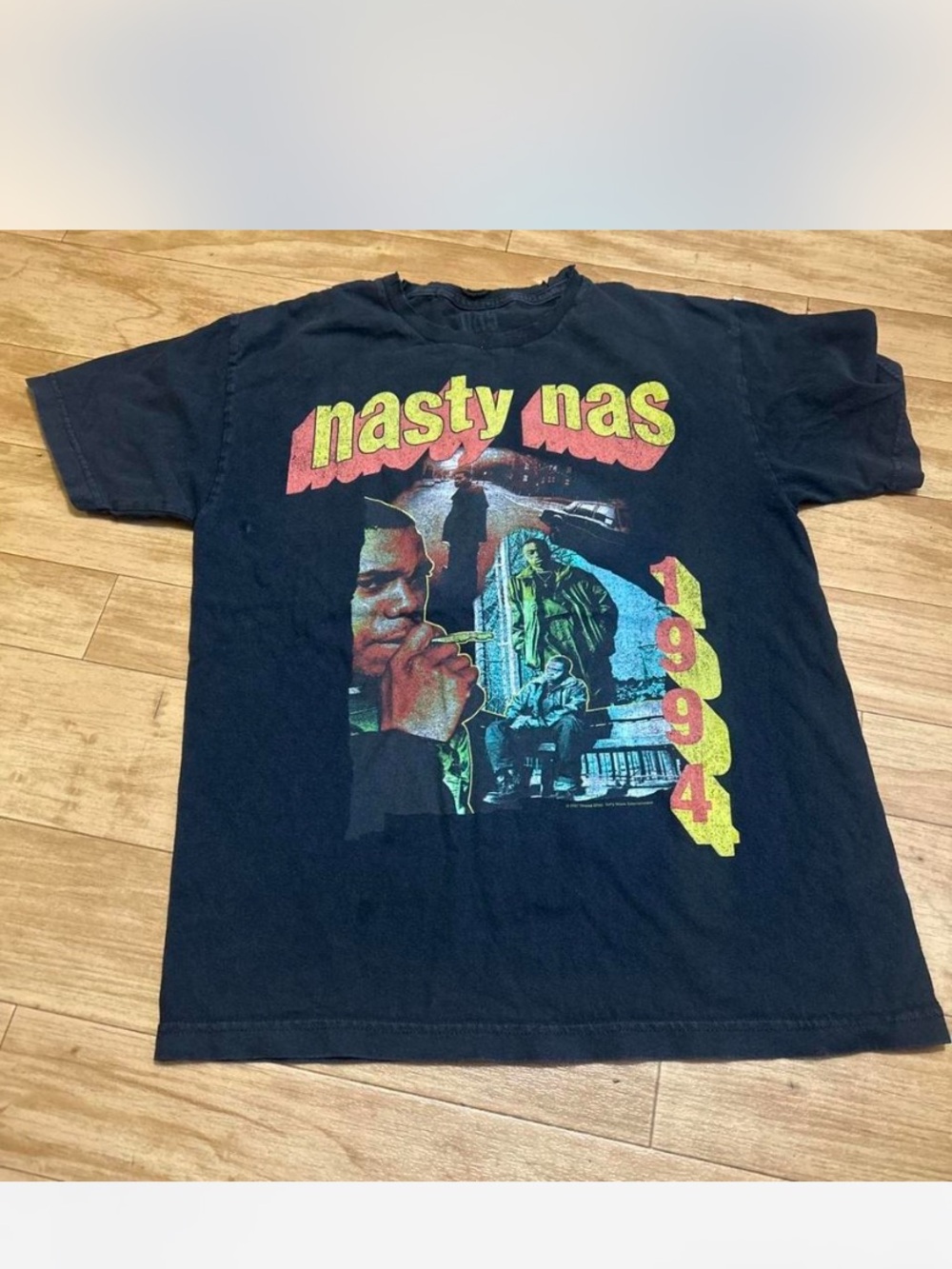 Nasty Nas 1994 Graphic Tee - Black
